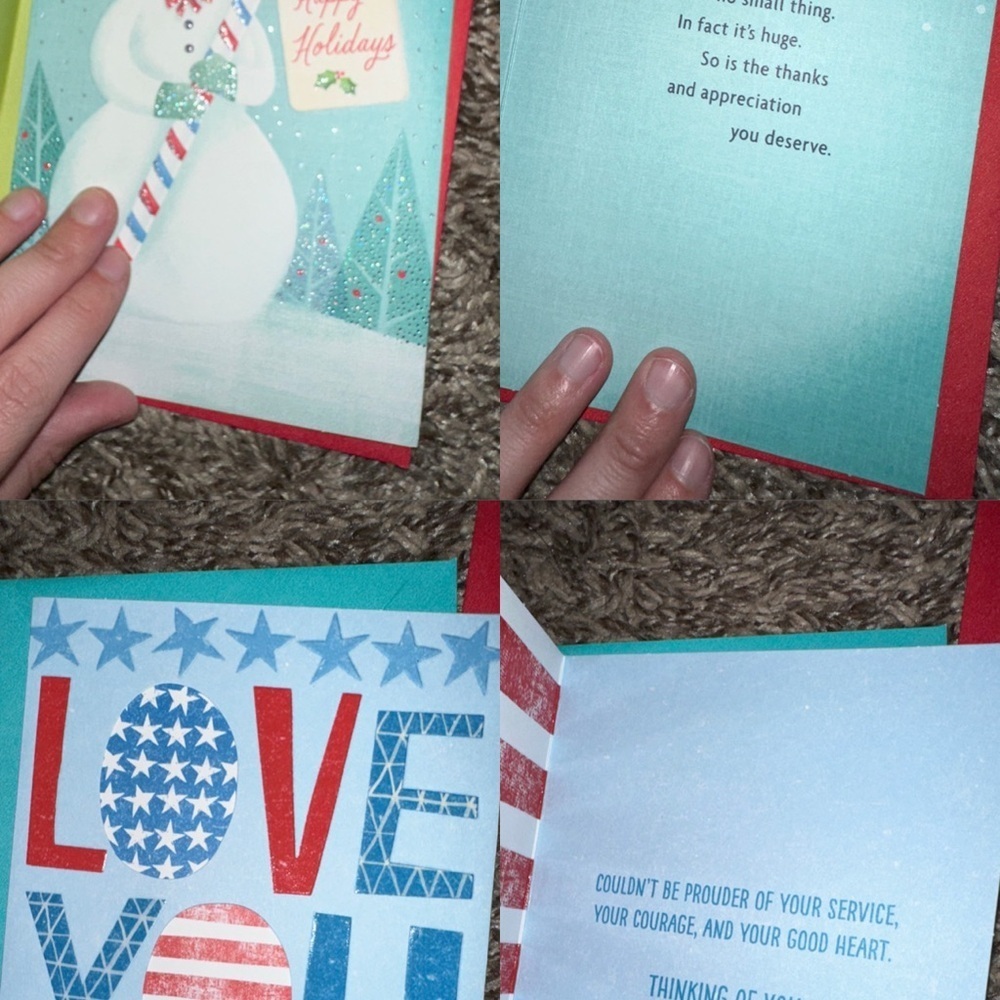 7 Military Hallmark Greeting Cards - Picture 3 of 5